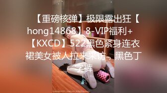 ✿【重磅核弹】极限露出狂【hong14868】8-VIP福利+✿【KXCD】522黑色紧身连衣裙美女被人拉来采访，黑色丁字裤